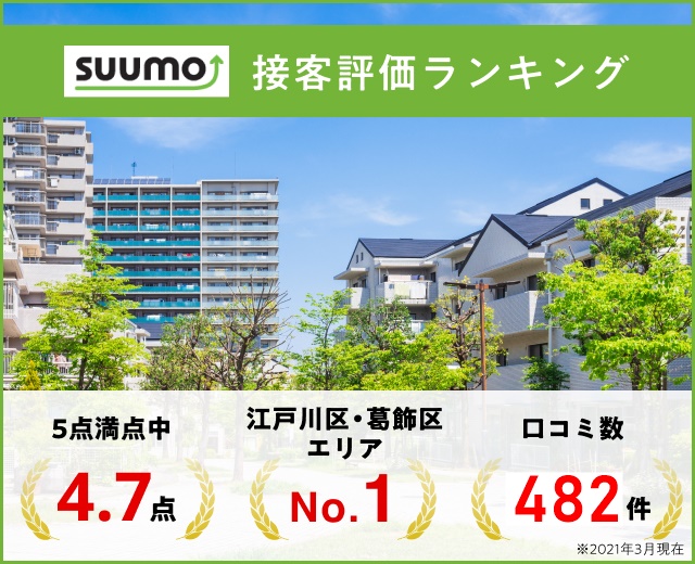 SUUMO接客評価ランキング