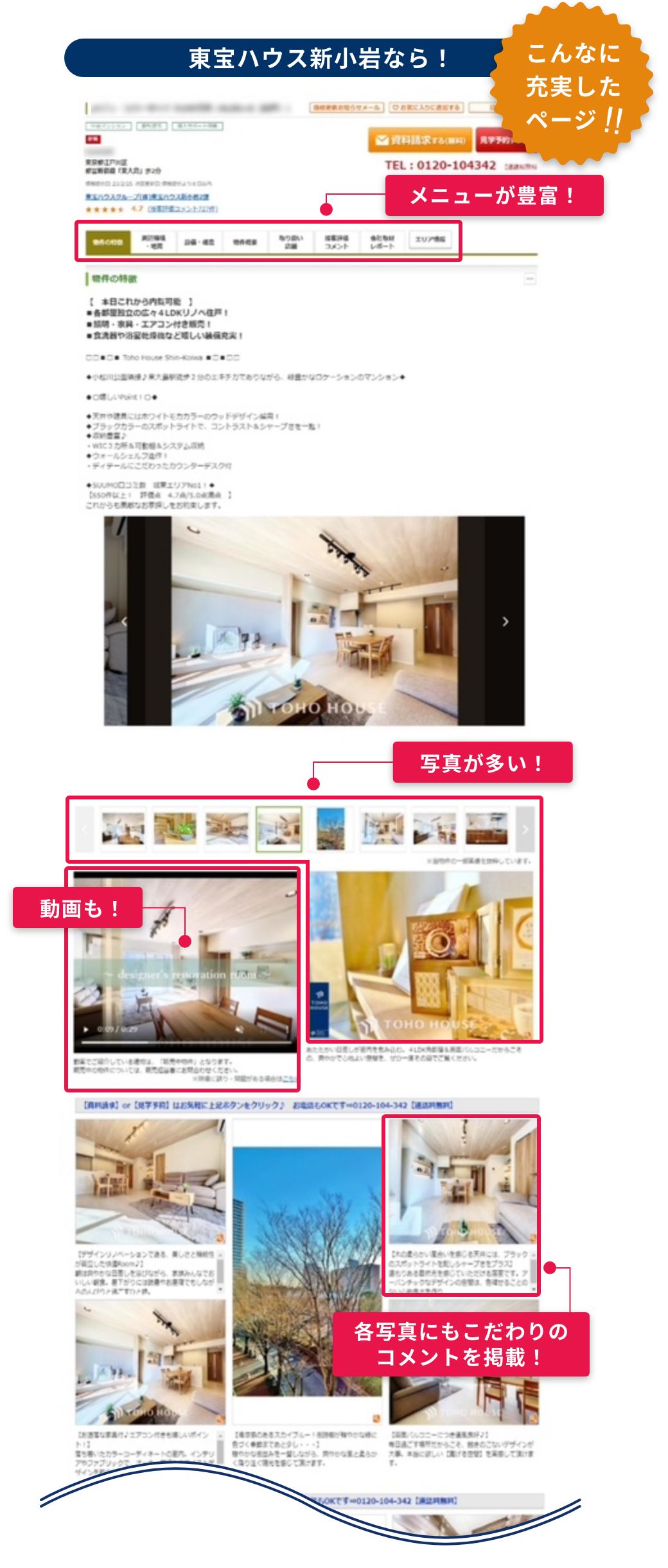 東宝ハウス新小岩なら！こんなに充実したページ