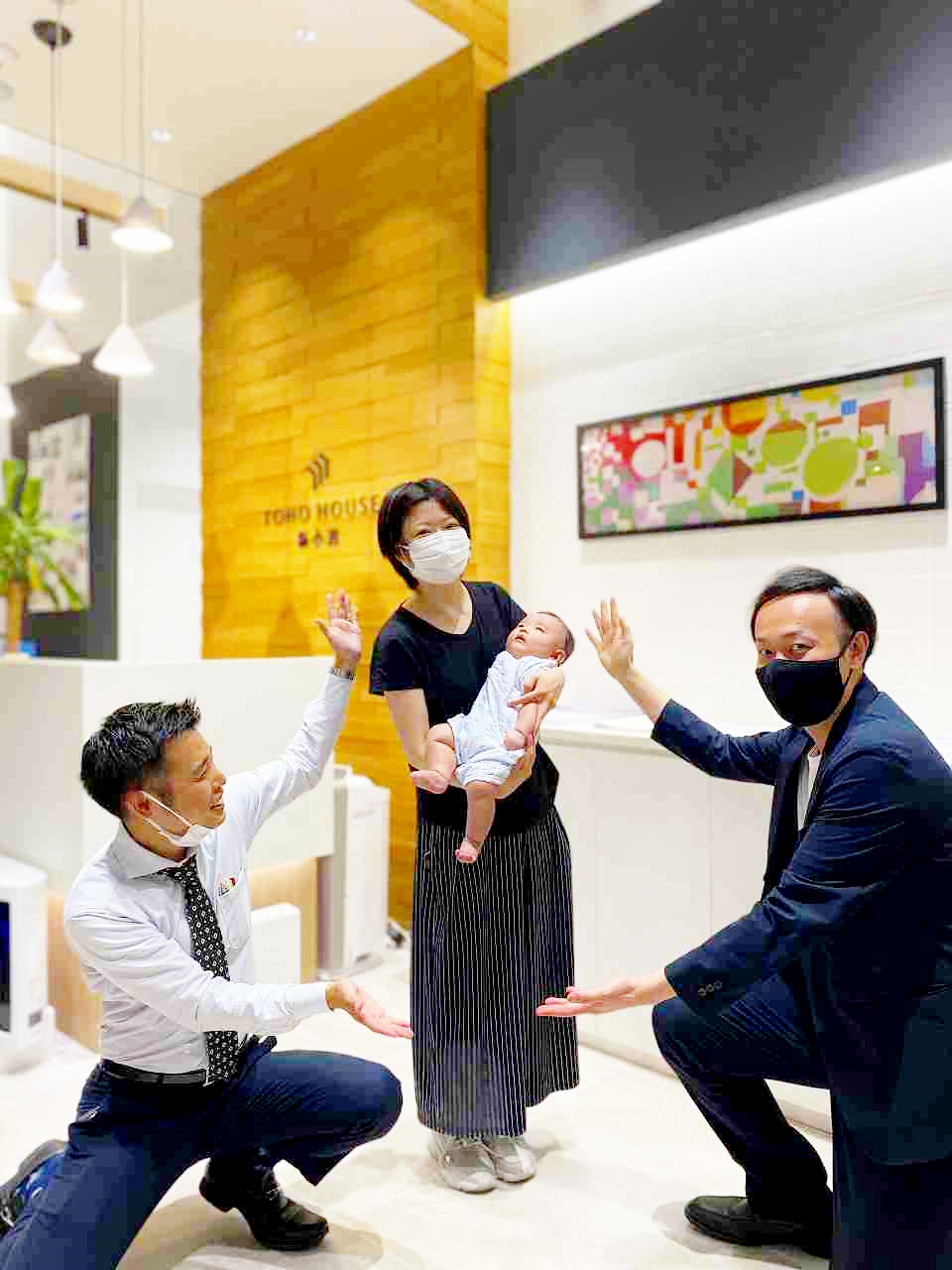 赤ちゃんがいてもOK♪まずは相談してみてください！気付いたら理想の家に出会って購入していました！